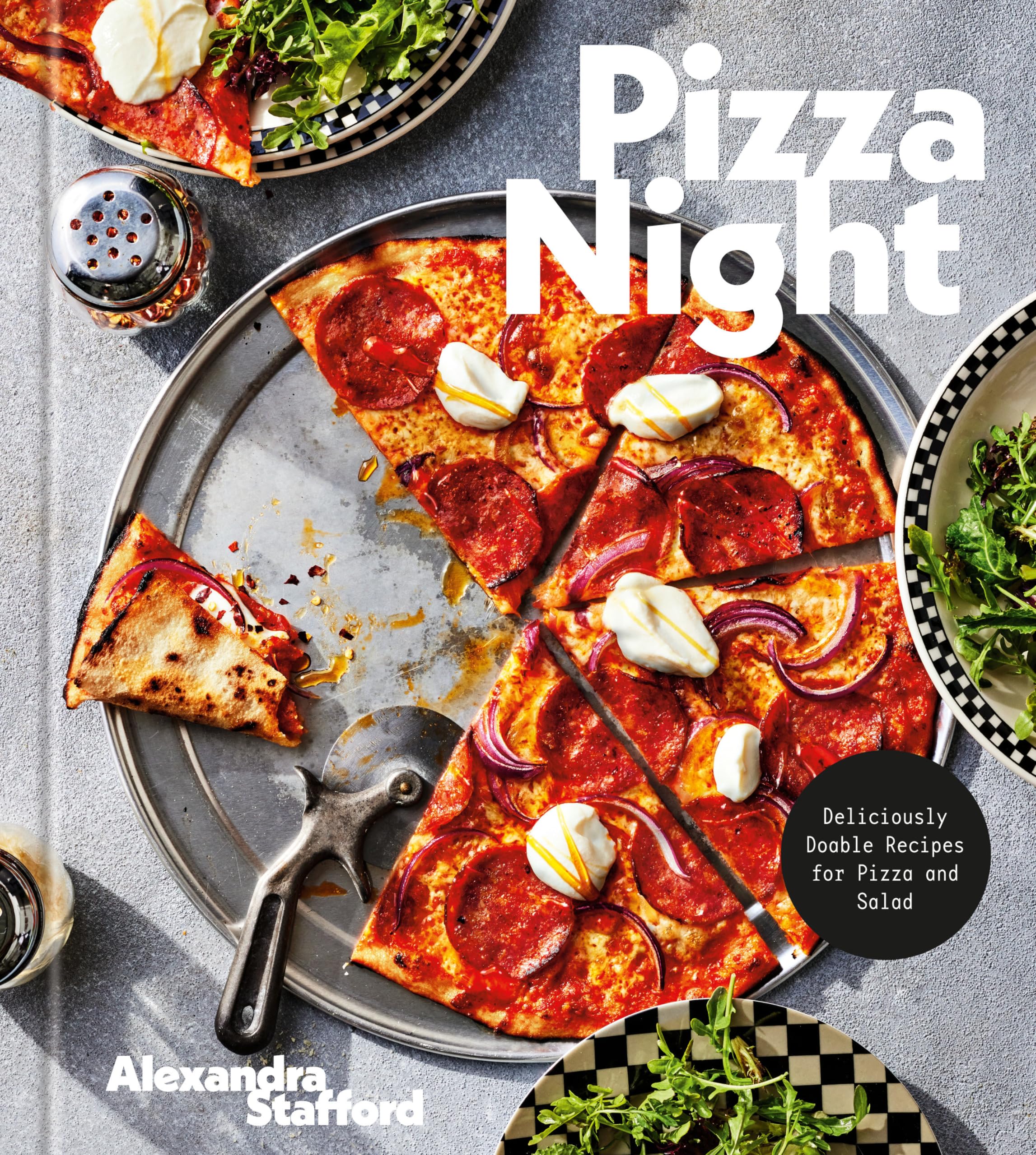 Pizza Night: Deliciously Doable Recipes For Pizza And Salad,Used
