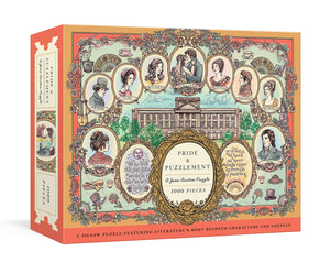 Pride and Puzzlement: A Jane Austen Puzzle: A 1000Piece Jigsaw Puzzle Featuring Literature's Most Beloved Characters and Couple,Used