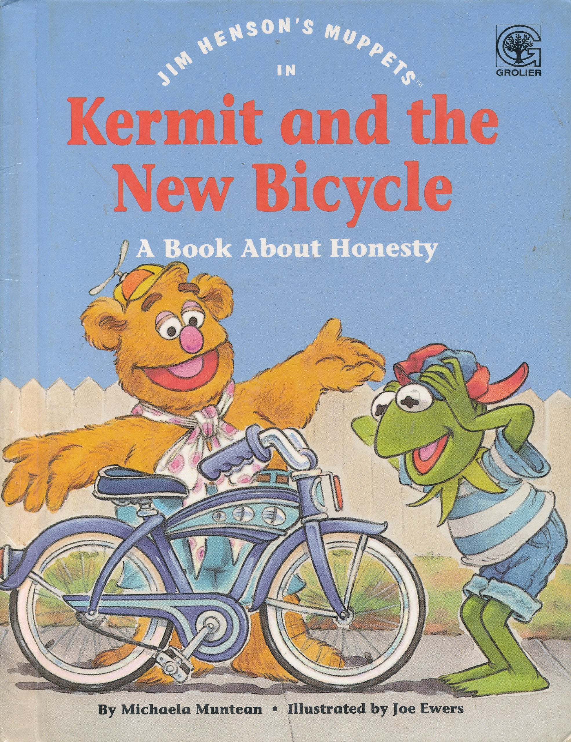 Jim Henson'S Muppets In Kermit And The New Bicycle: A Book About Honesty (Values To Grow On)-used