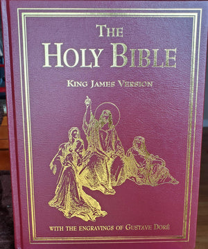 The Holy Bible King James Version Old & New Testaments: With the Classic Engravings of Gustave Dore,Used