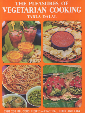 The Pleasures Of Vegetarian Cooking By Tarla Dalal (1974) Paperback-used