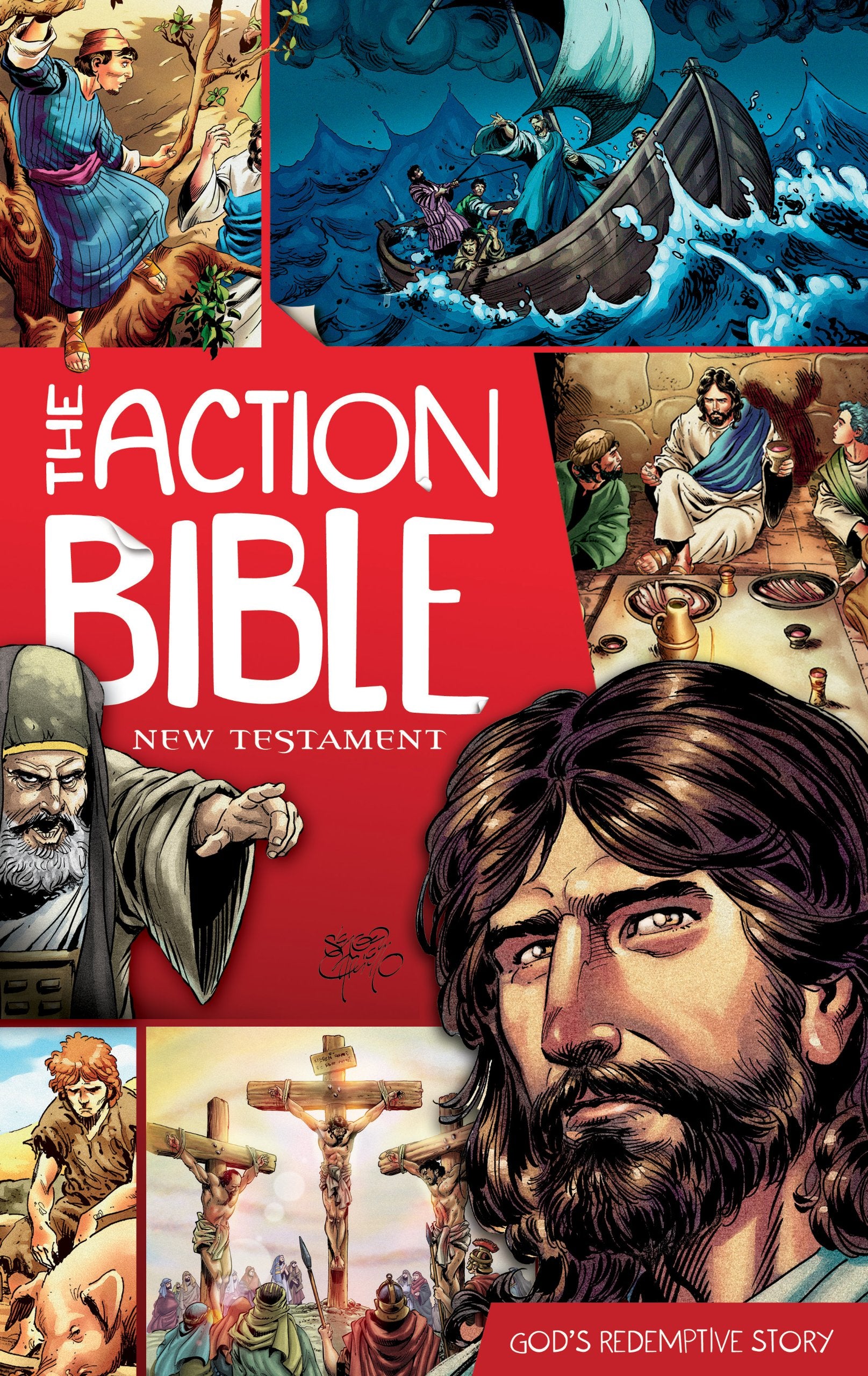 The Action Bible New Testament: God'S Redemptive Story