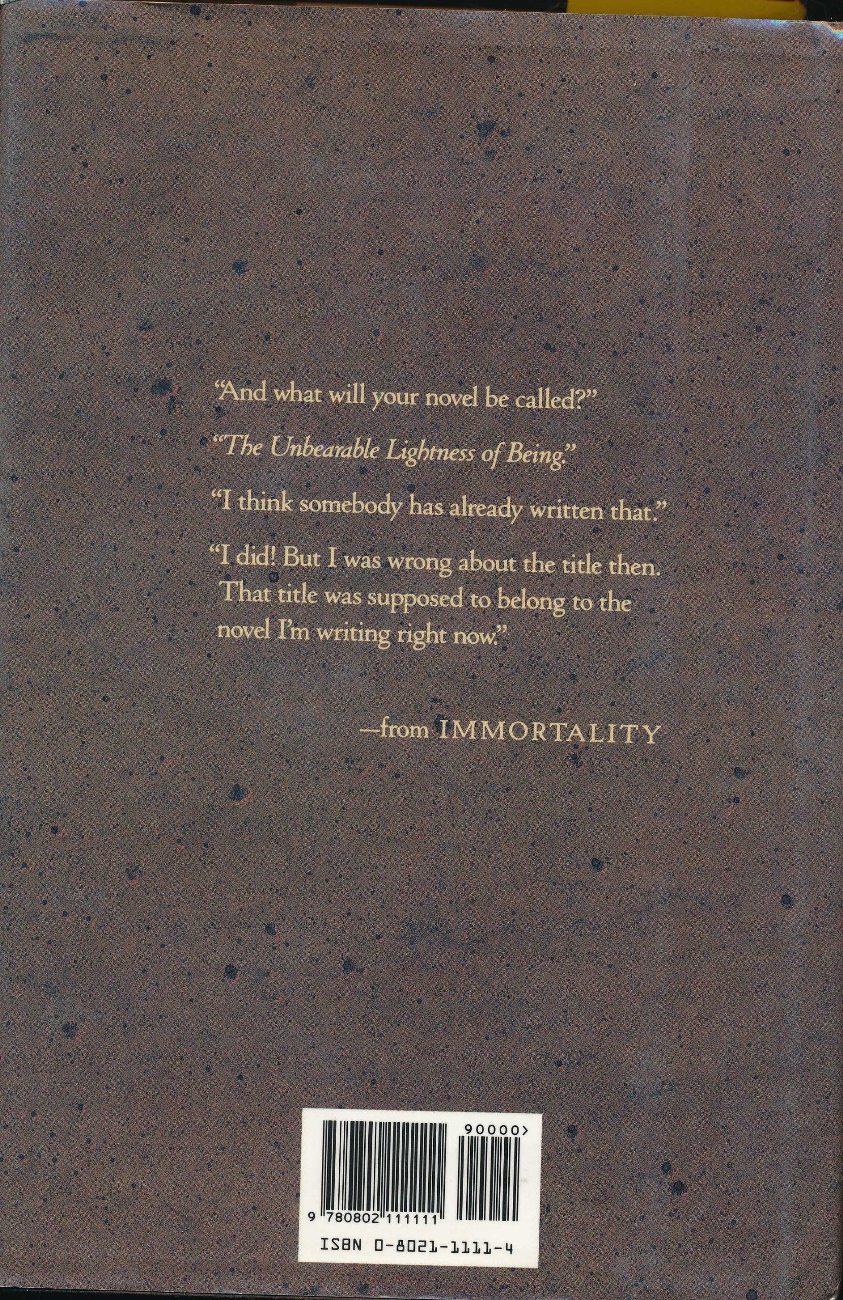 Immortality