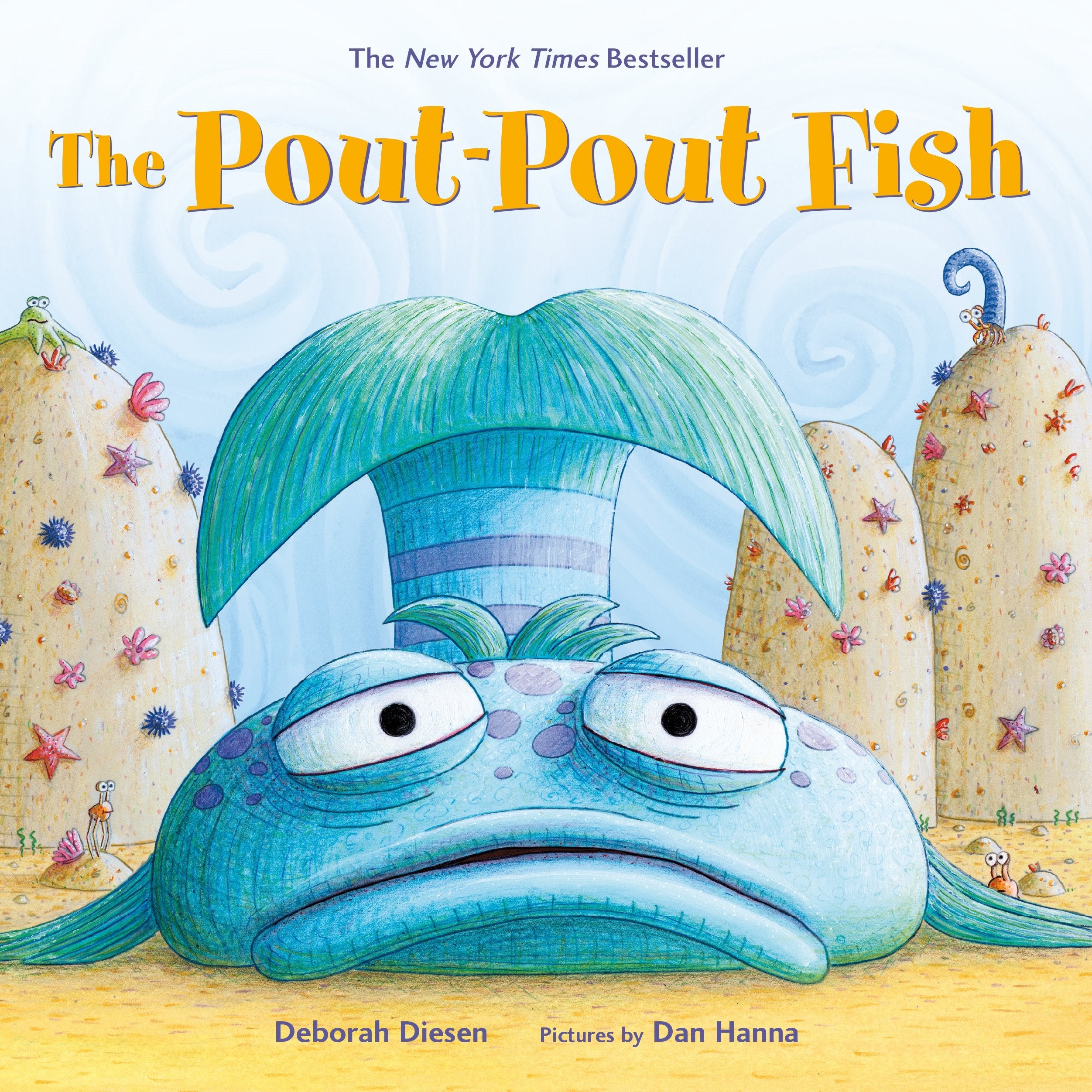 The PoutPout Fish: A Padded Board Book (A PoutPout Fish Adventure),Used