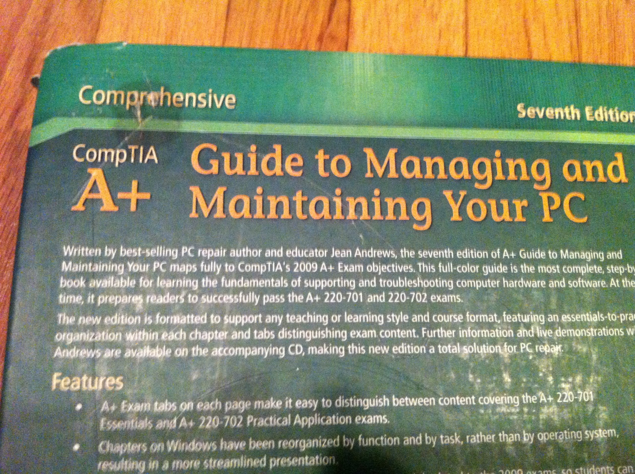 A+ Guide to Managing and Maintaining Your PC, 7th Edition,New