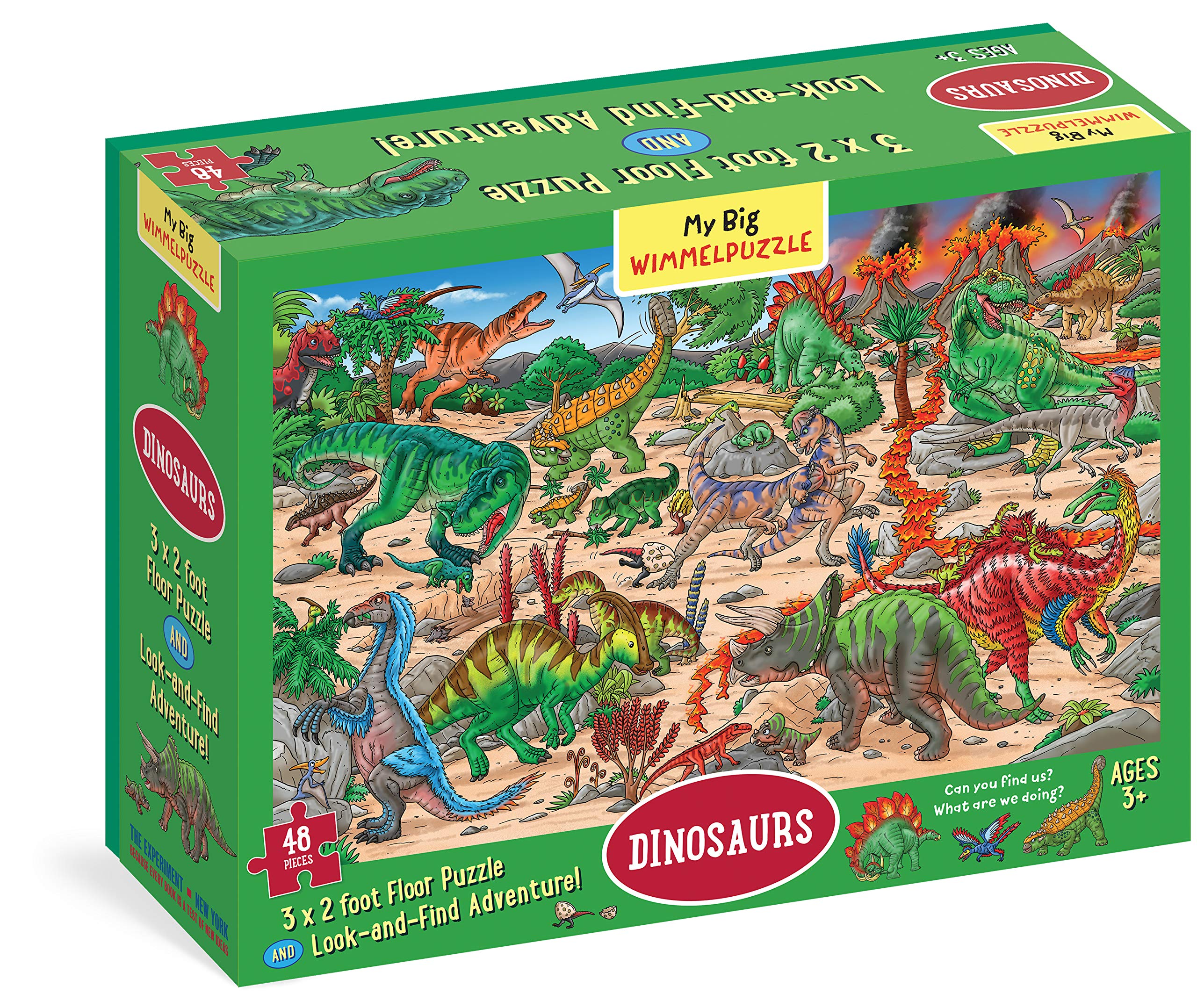 My Big Wimmelpuzzledinosaurs Floor Puzzle, 48Piece