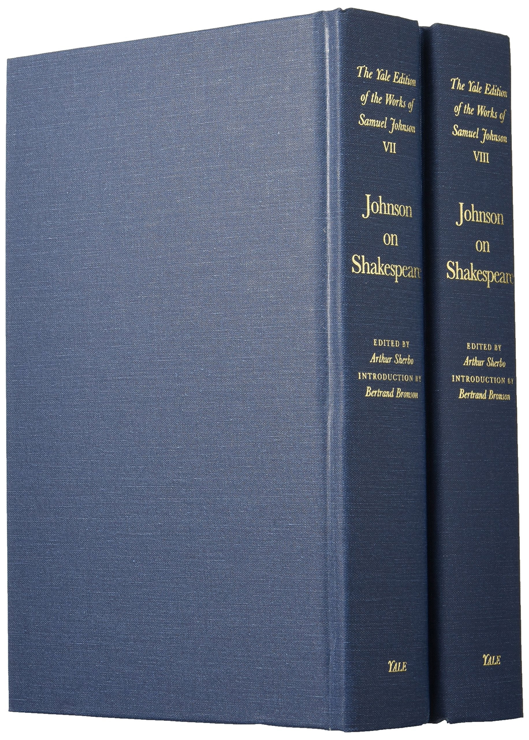 The Works of Samuel Johnson, Vols 78: Johnson on Shakespeare (The Yale Edition of the Works of Samuel Johnson),Used
