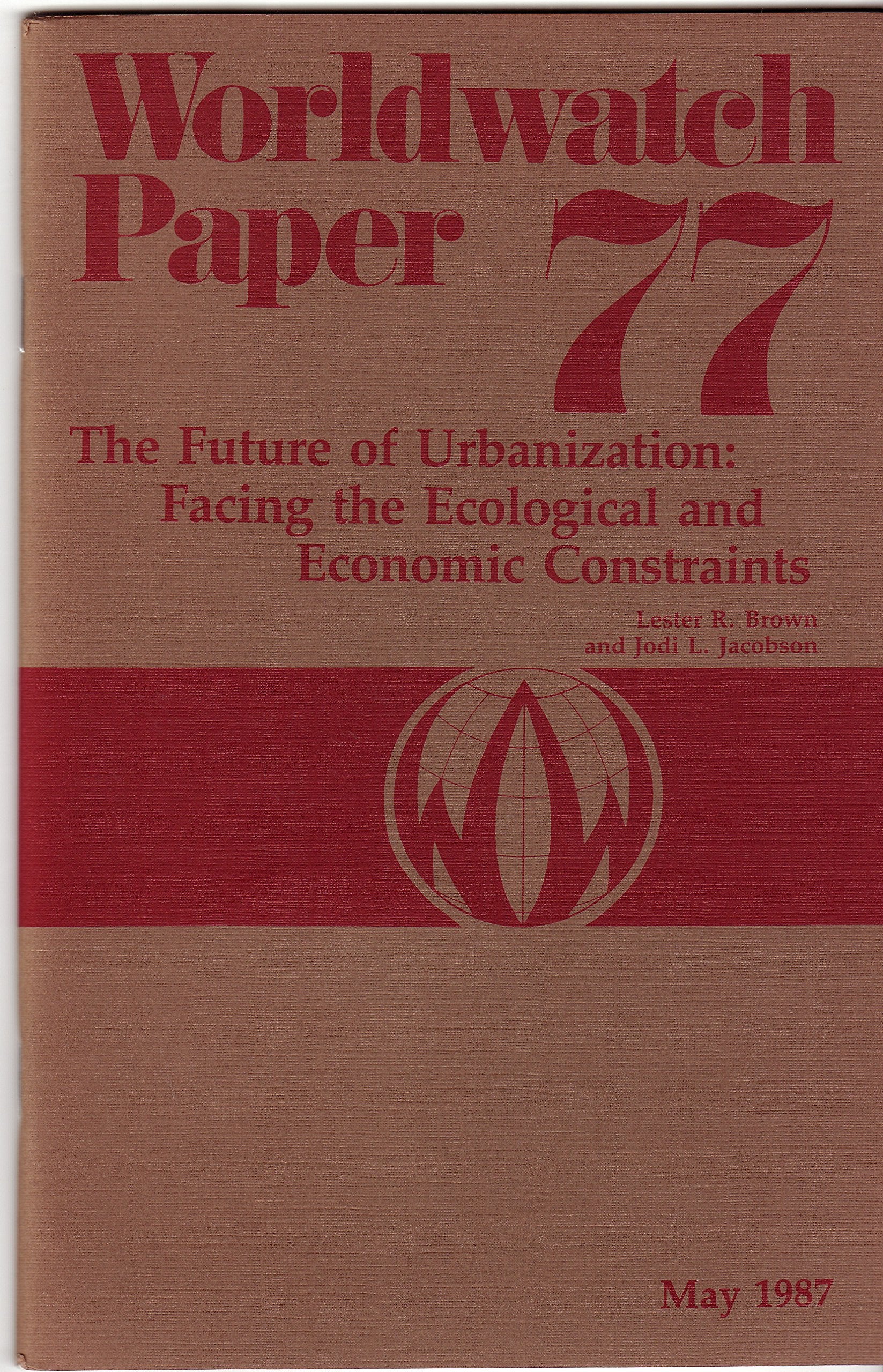 Future of Urbanization: Facing the Ecological and Economic Constraints,Used