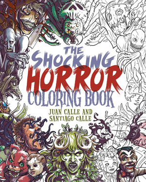 The Shocking Horror Coloring Book (Sirius Creative Coloring),New