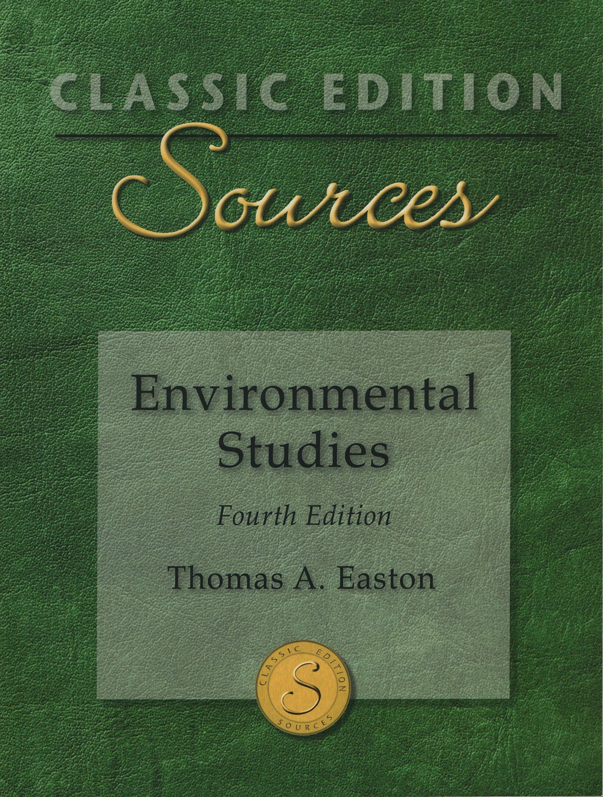 Classic Edition Sources: Environmental Studies,New