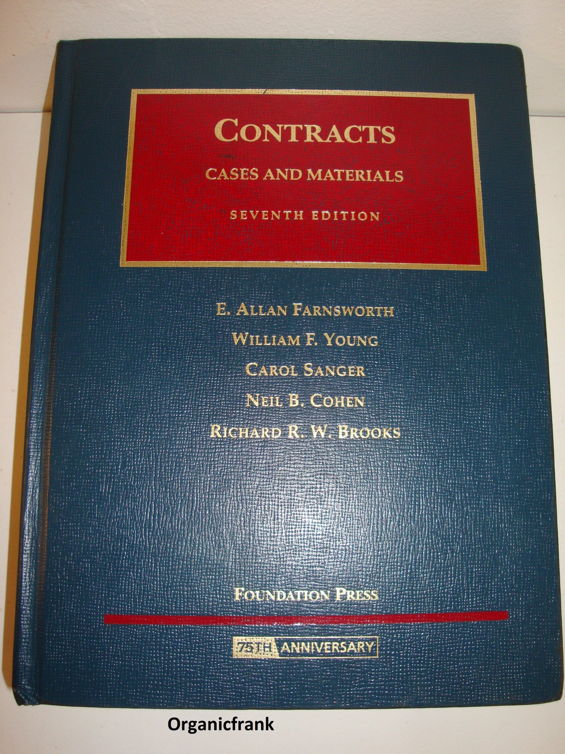 Contracts: Cases and Materials (University Casebook),Used