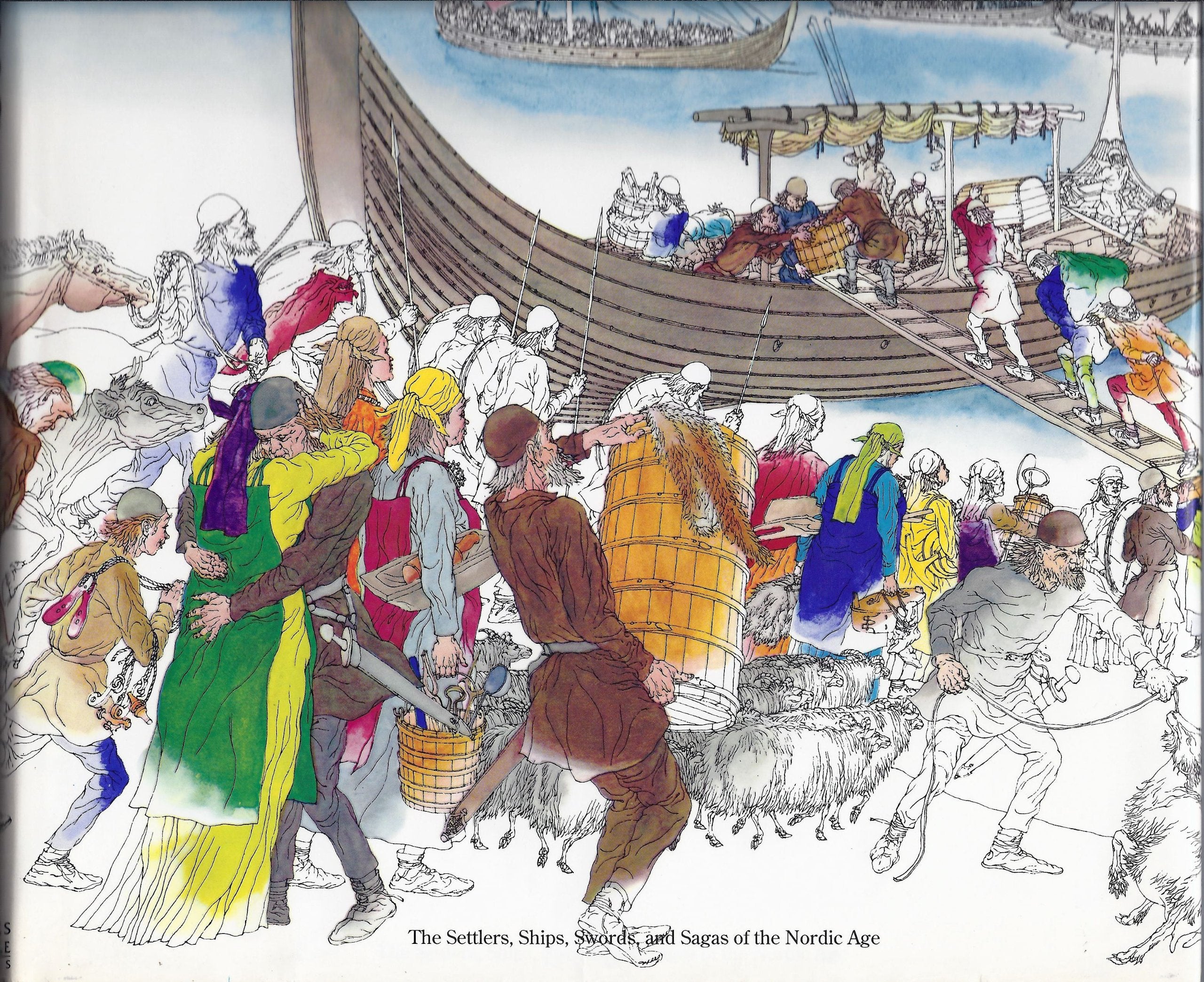 The Viking: Settlers, Ships, Swords & Sagas of the Nordic Age,Used