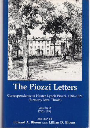 The Piozzi Letters: Correspondence of Hester Lynch Piozzi, 17841821: Volume 2 17921798 (Piozzi Letters),Used
