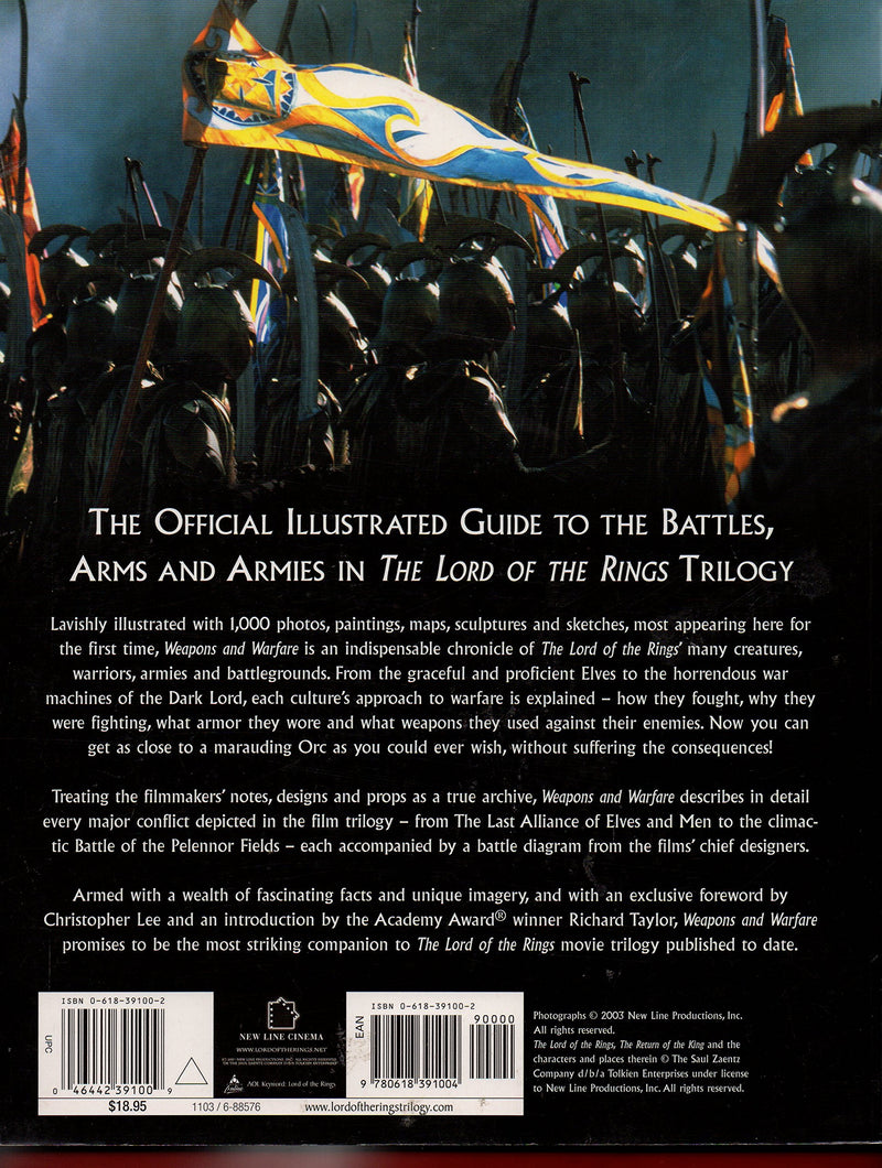The Lord Of The Rings Weapons And Warfare,Used