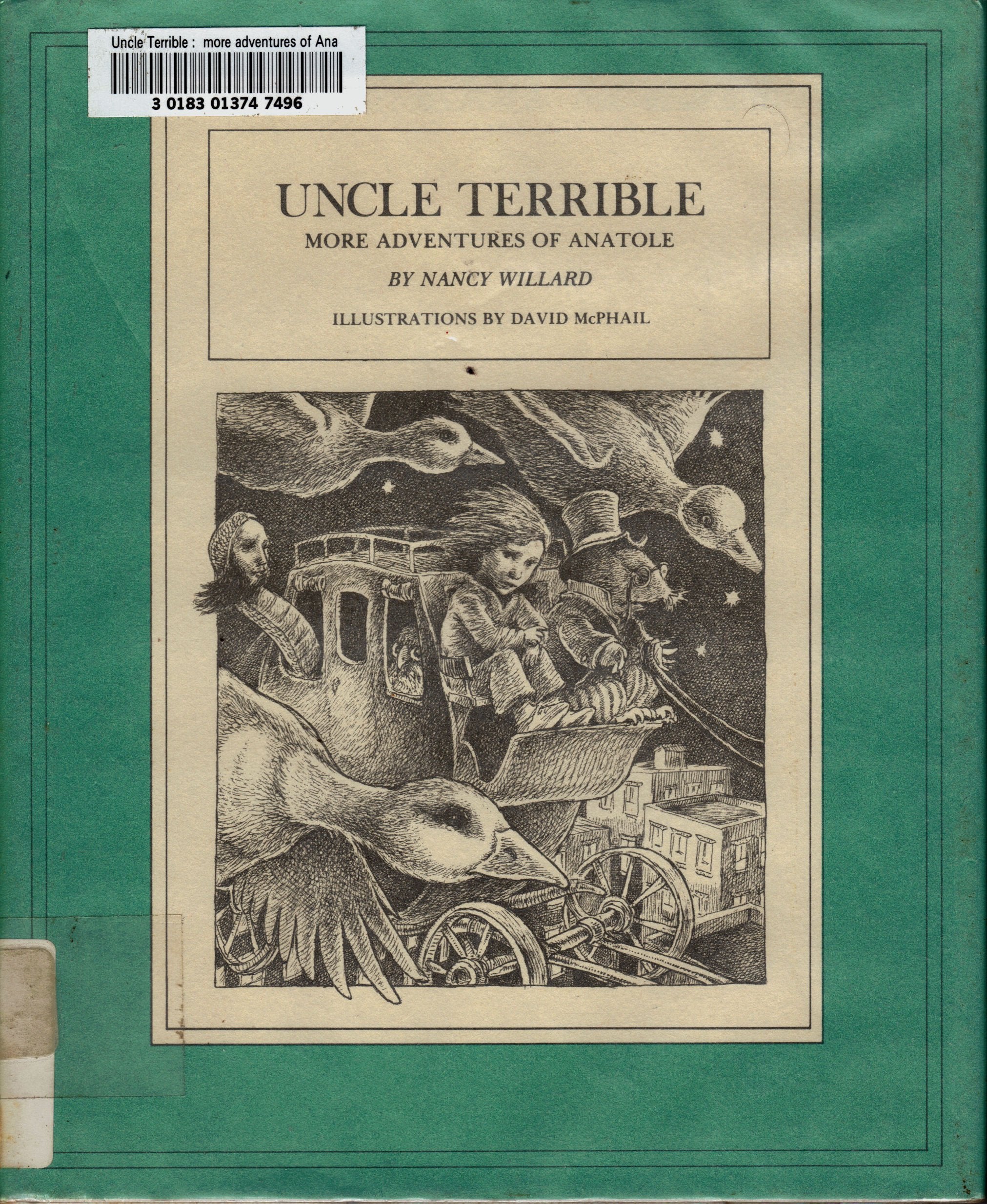 Uncle Terrible: More Adventures of Anatole (Anatole Trilogy, Book 3),Used