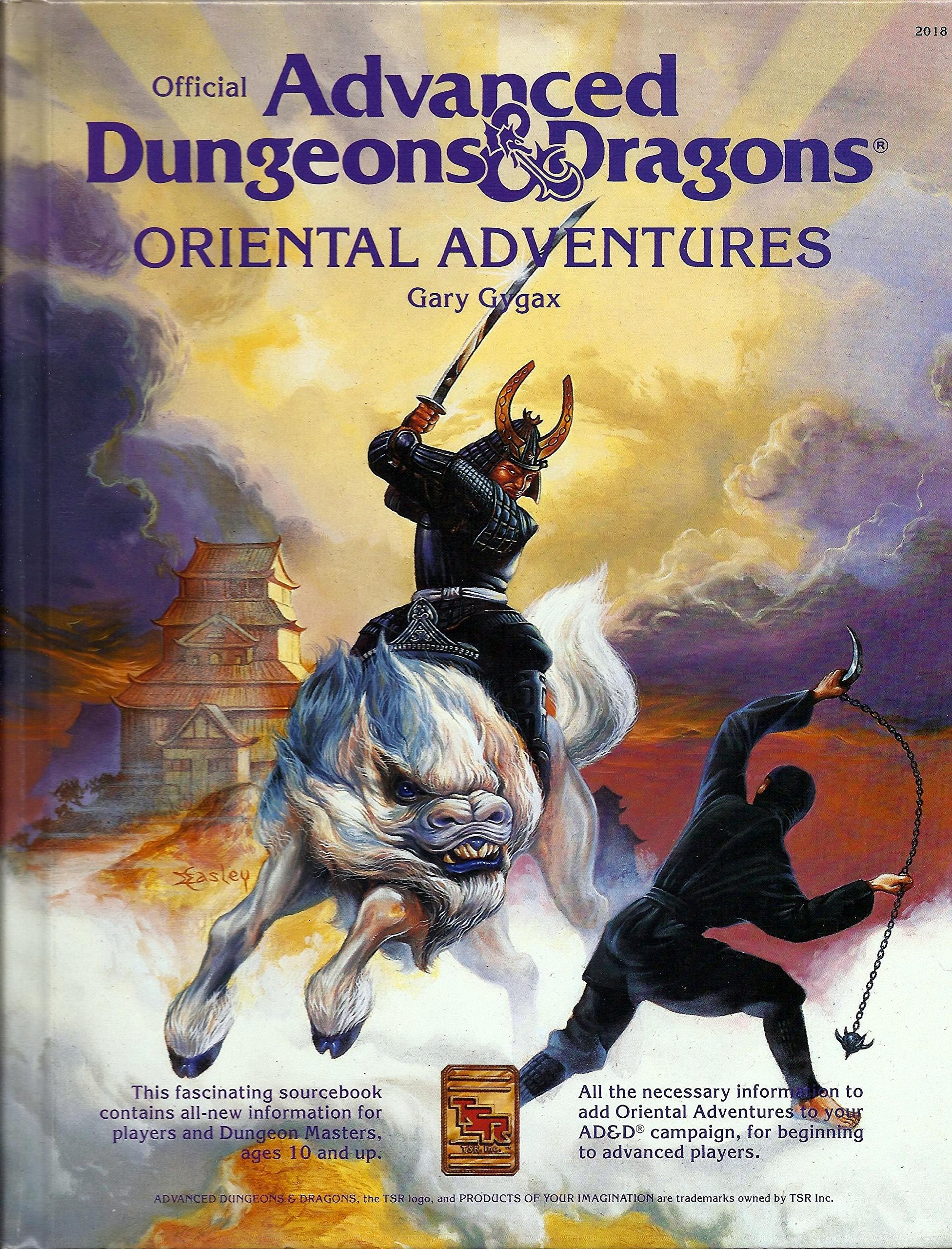Oriental Adventures: The Rulebook For Ad&D Game Adventures In The Mystical World Of The Orient (Official Advanced Dungeons & Dra,New