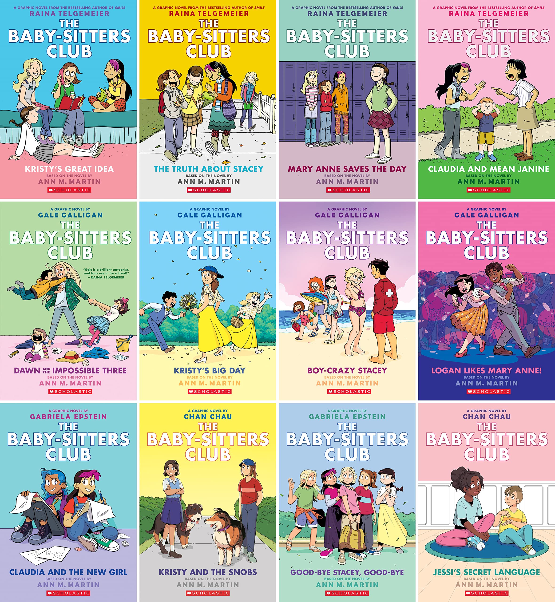 The BabySitters Club Series Graphic Novels, Books 112 Set (Graphix)