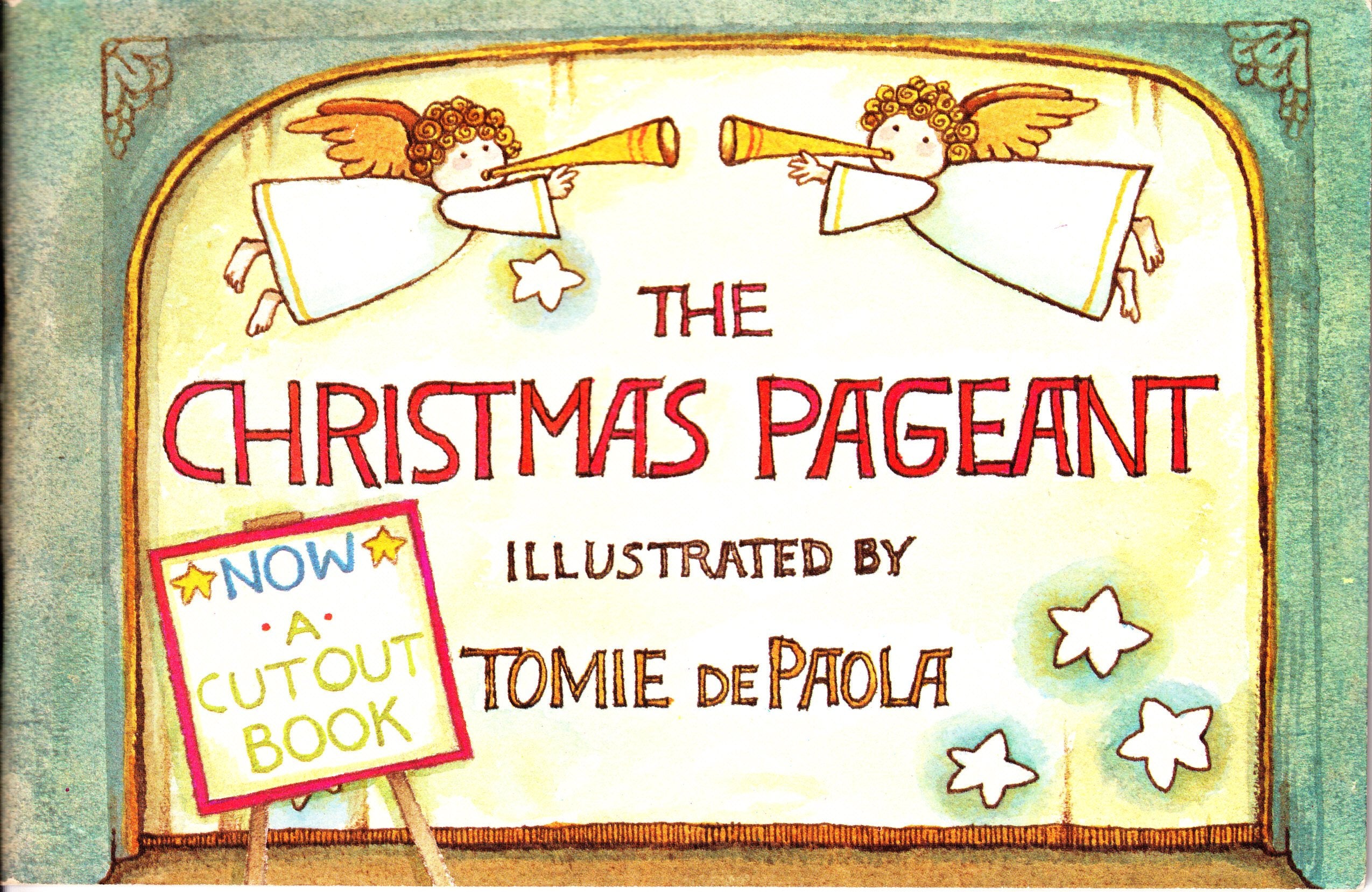 Christmas Pageant Cutout Book,Used