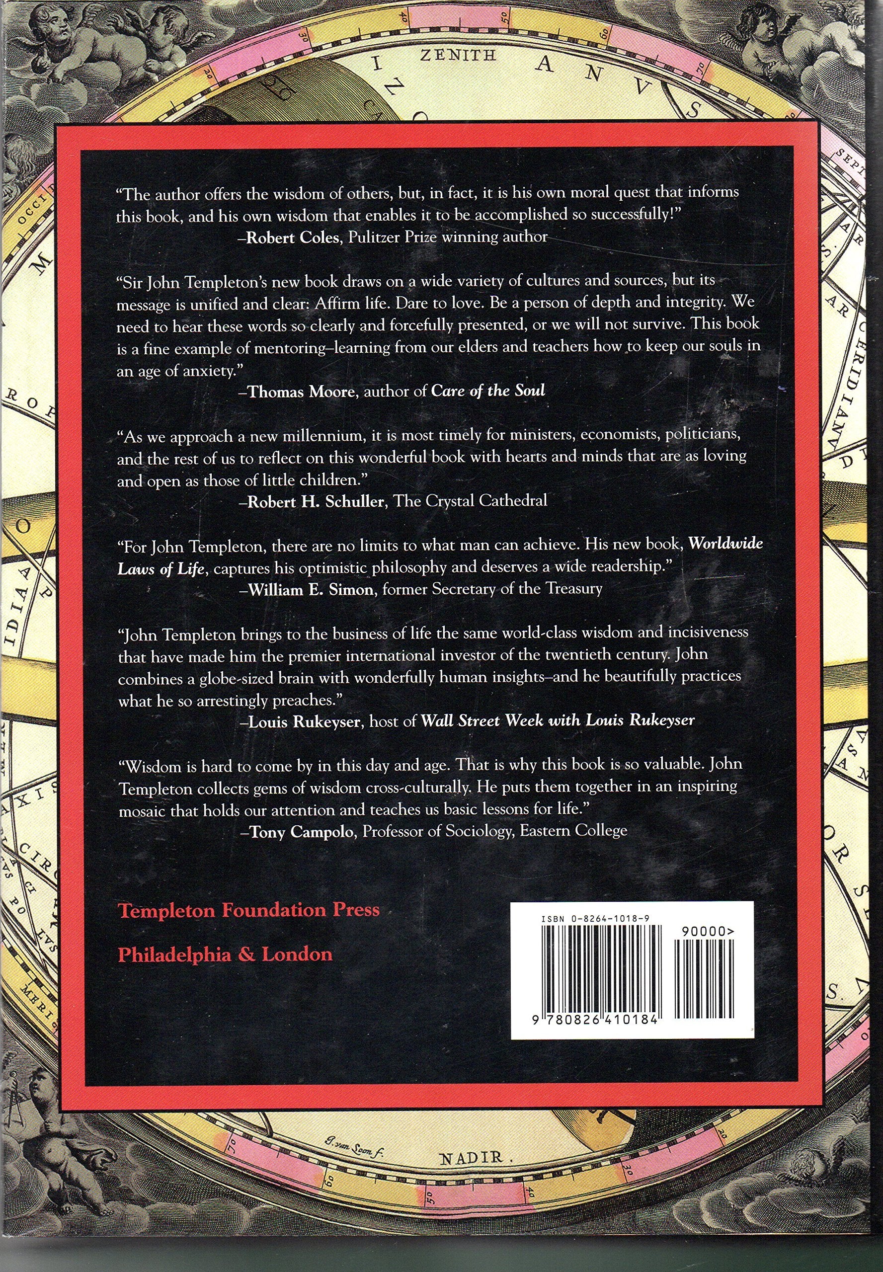 Worldwide Laws Of Life: 200 Eternal Spiritual Principles,Used