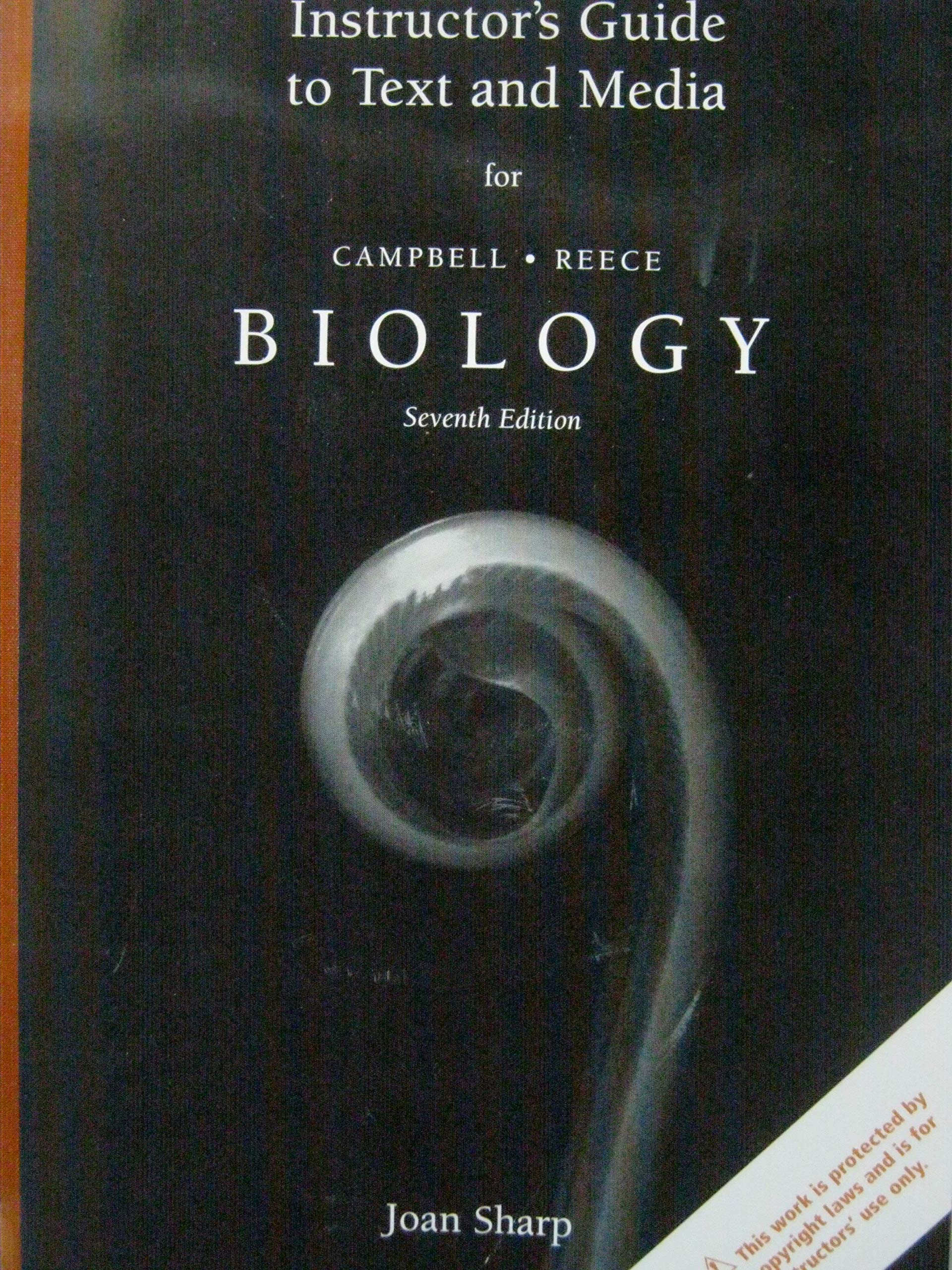Instructor's Guide to Text and Media for Biology,Used