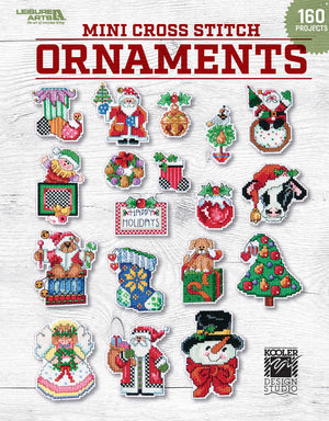 Mini Cross Stitch Ornaments: 160 Festive Quickto Stitch Ornaments to Finish in No Time,New