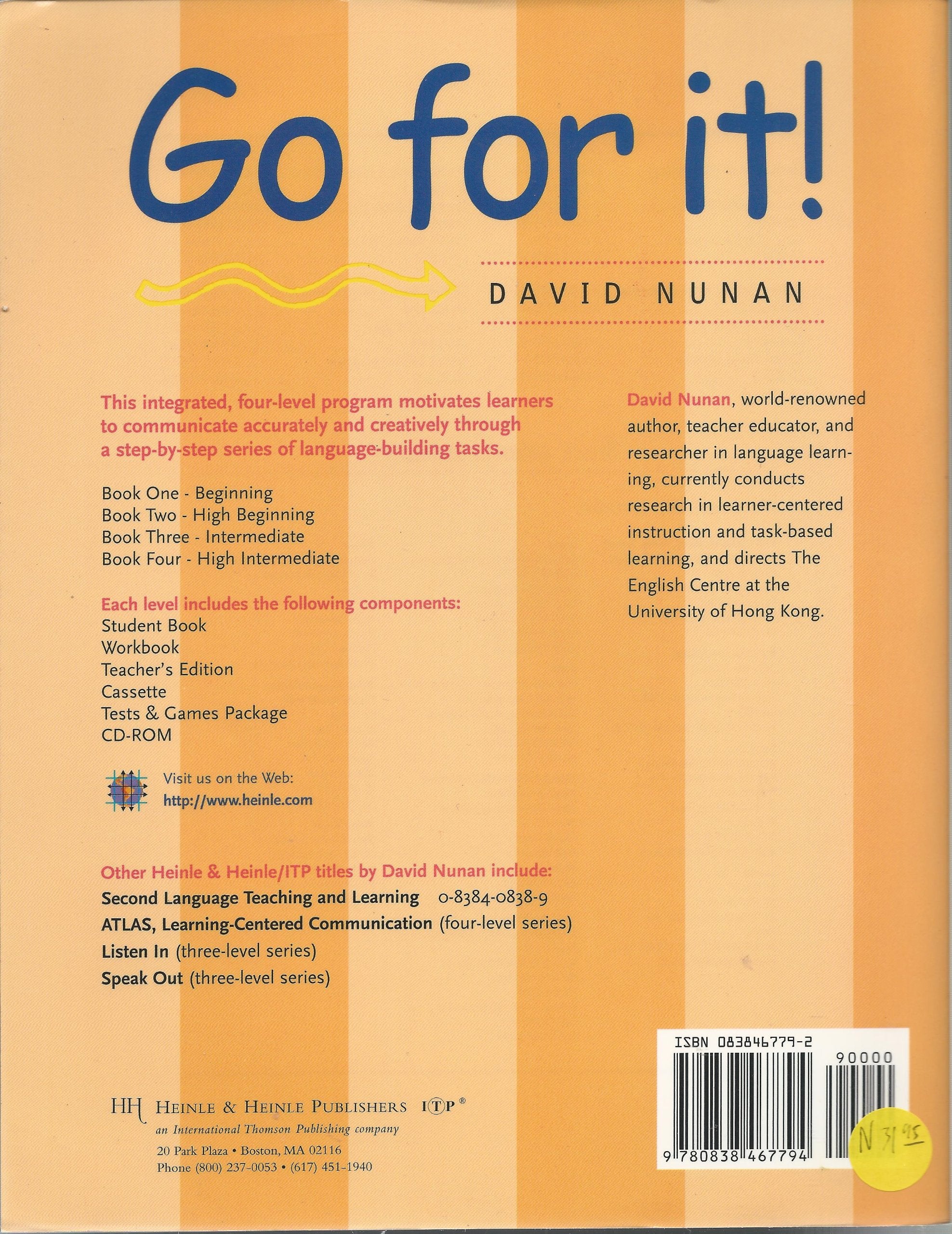 Go For It, Teacher's Edition, Book 2,Used
