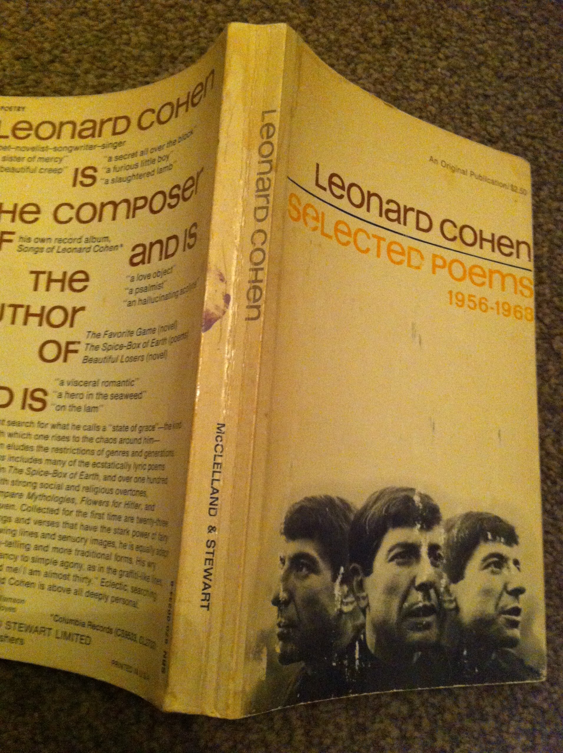 Leonard Cohen: Selected Poems 19561968,Used