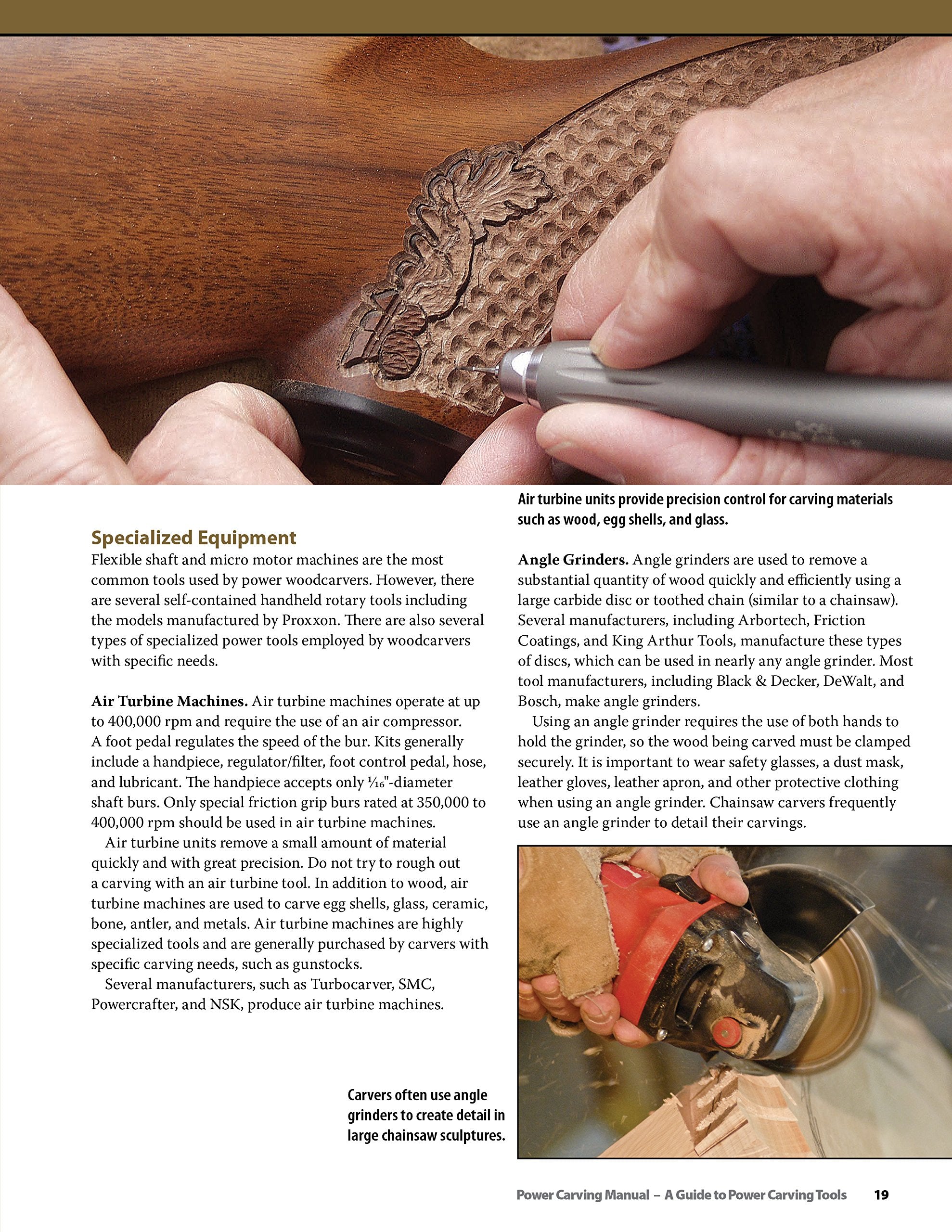 Power Carving Manual: Tools, Techniques, and 16 AllTime Favorite Projects (The Best of Woodcarving Illustrated) (Fox Chapel Pub,Used