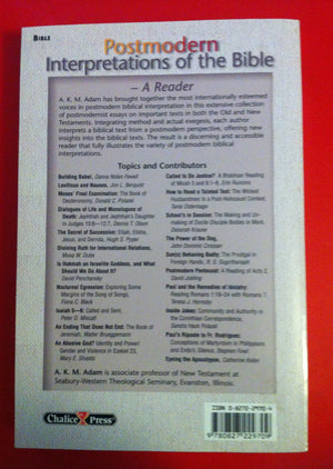 Postmodern Interpretations of the Bible: A Reader,Used