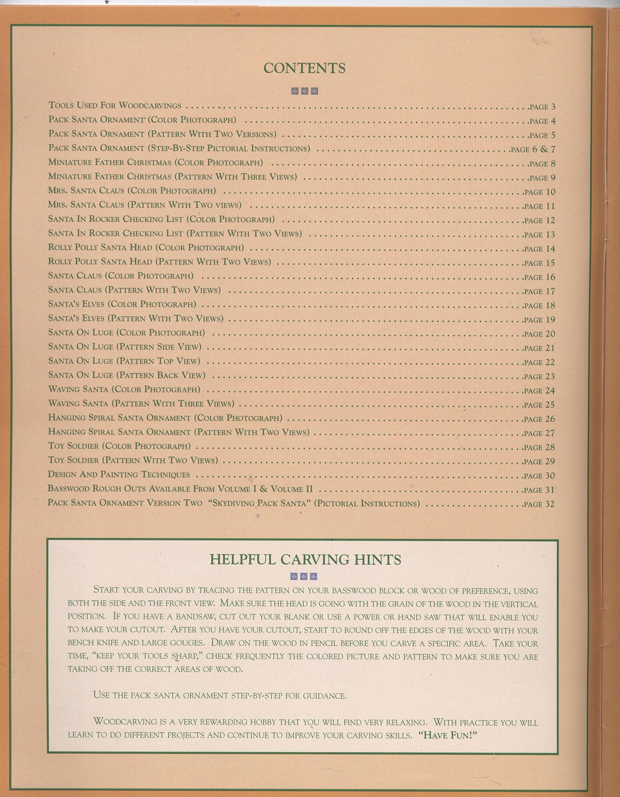Christmas Heirloom Patterns for Woodcarving Volume 2 (2),Used