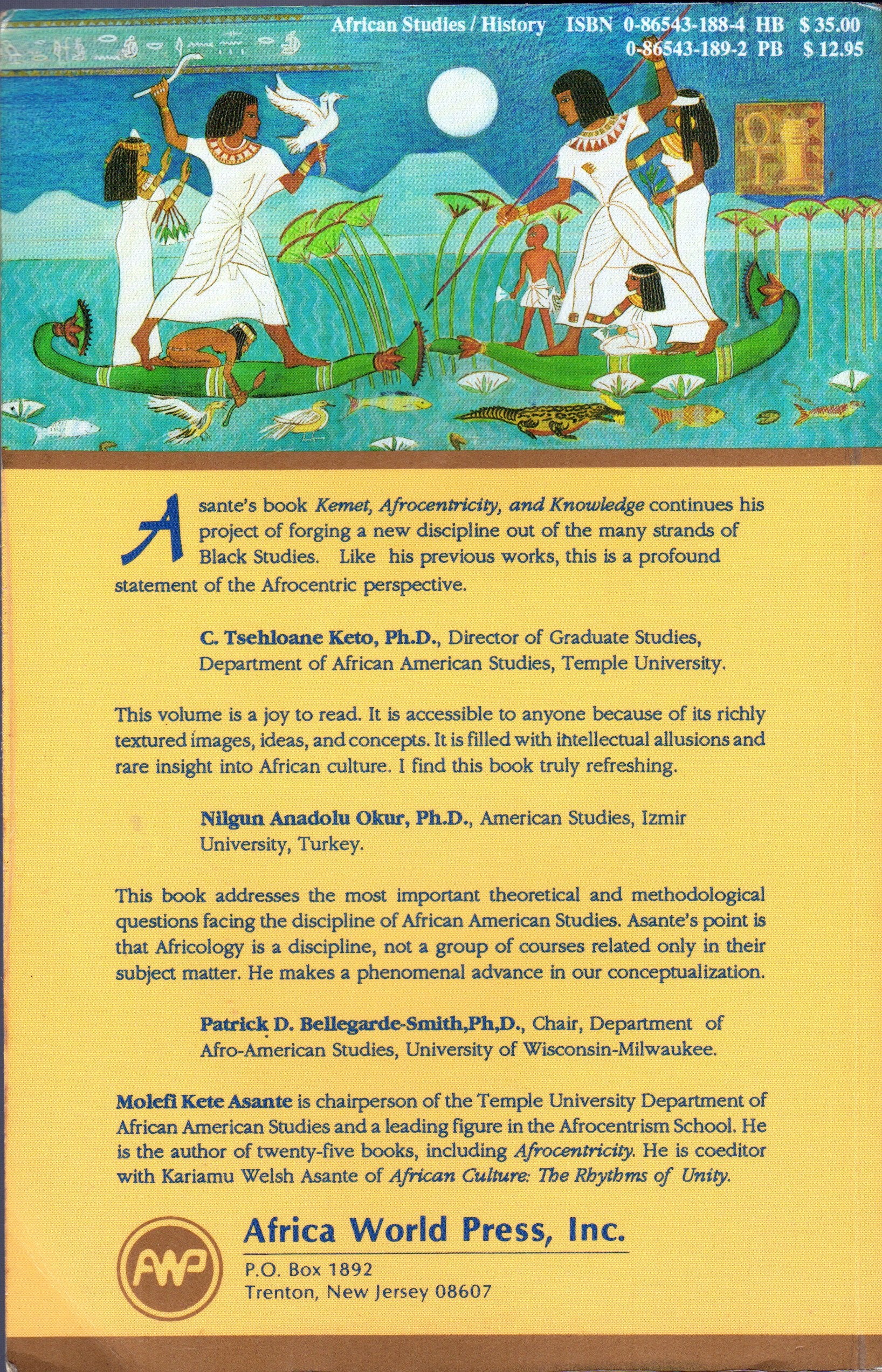 Kemet, Afrocentricity and Knowledge,Used