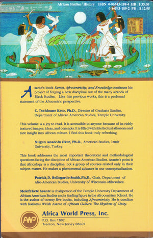 Kemet, Afrocentricity and Knowledge,Used