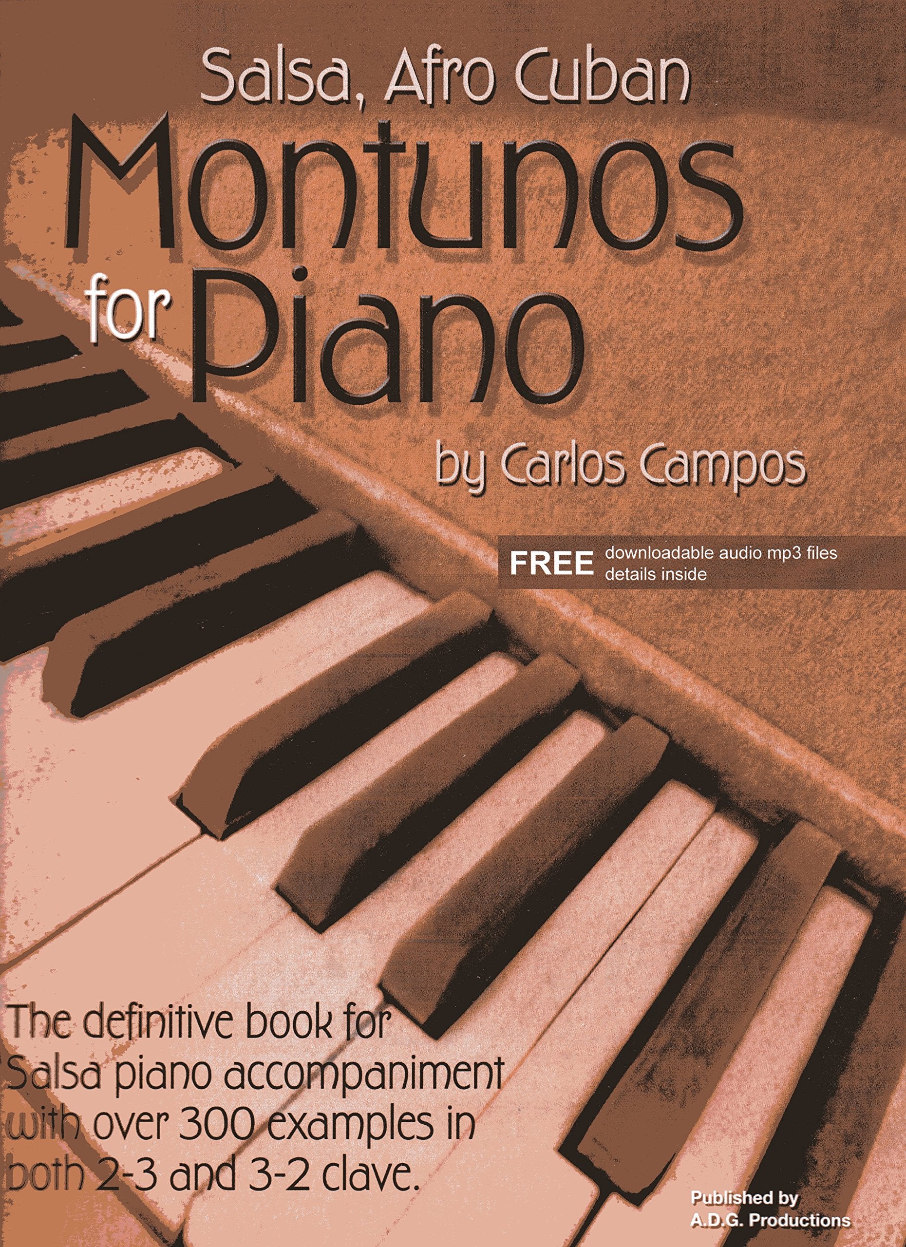 Salsa & Afro Cuban Montunos For Piano Book/Downloadable Audio Files,Used