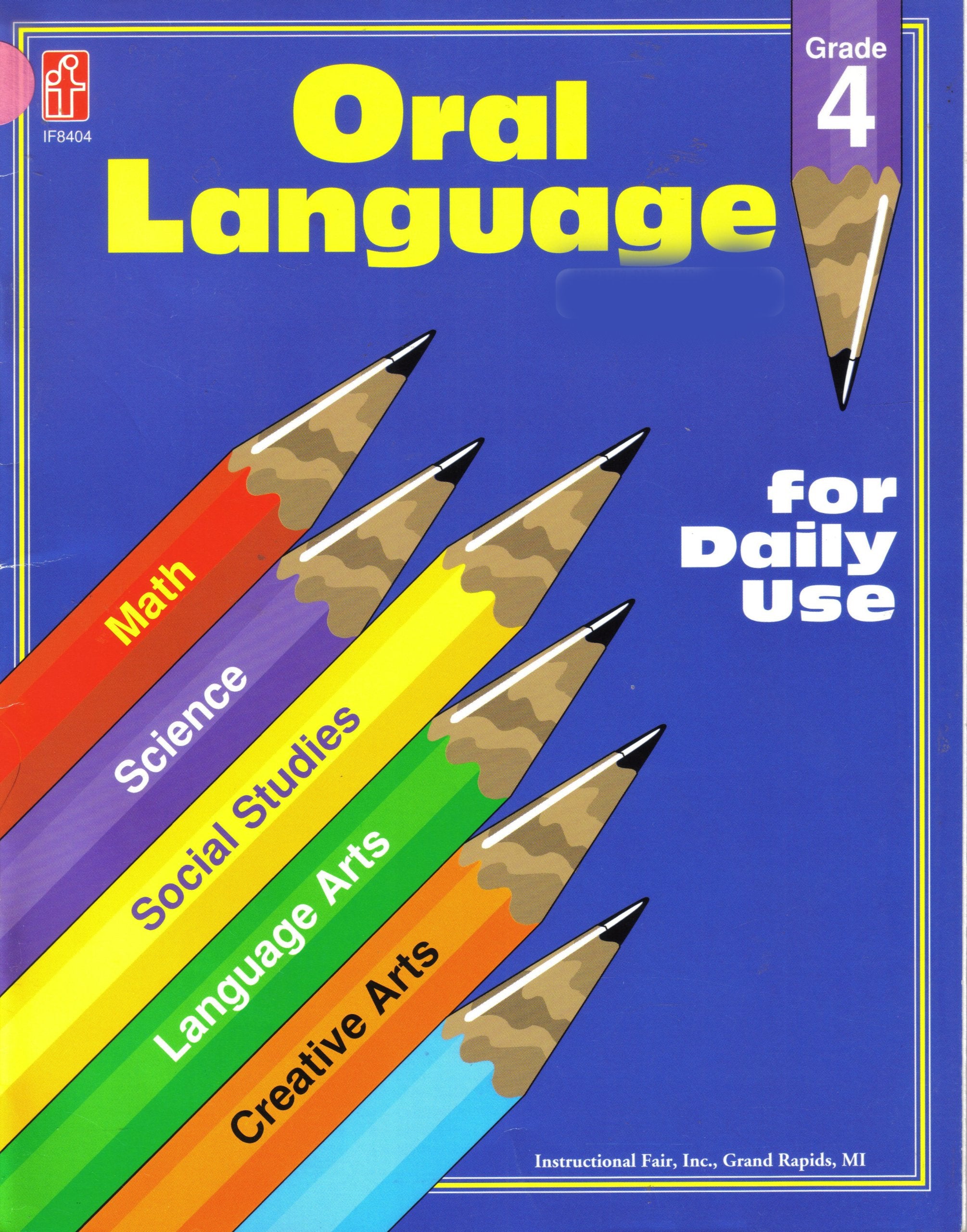 Oral Language for Daily Use, Grade 4,Used