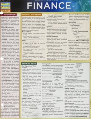 Finance (Quick Study Business),Used