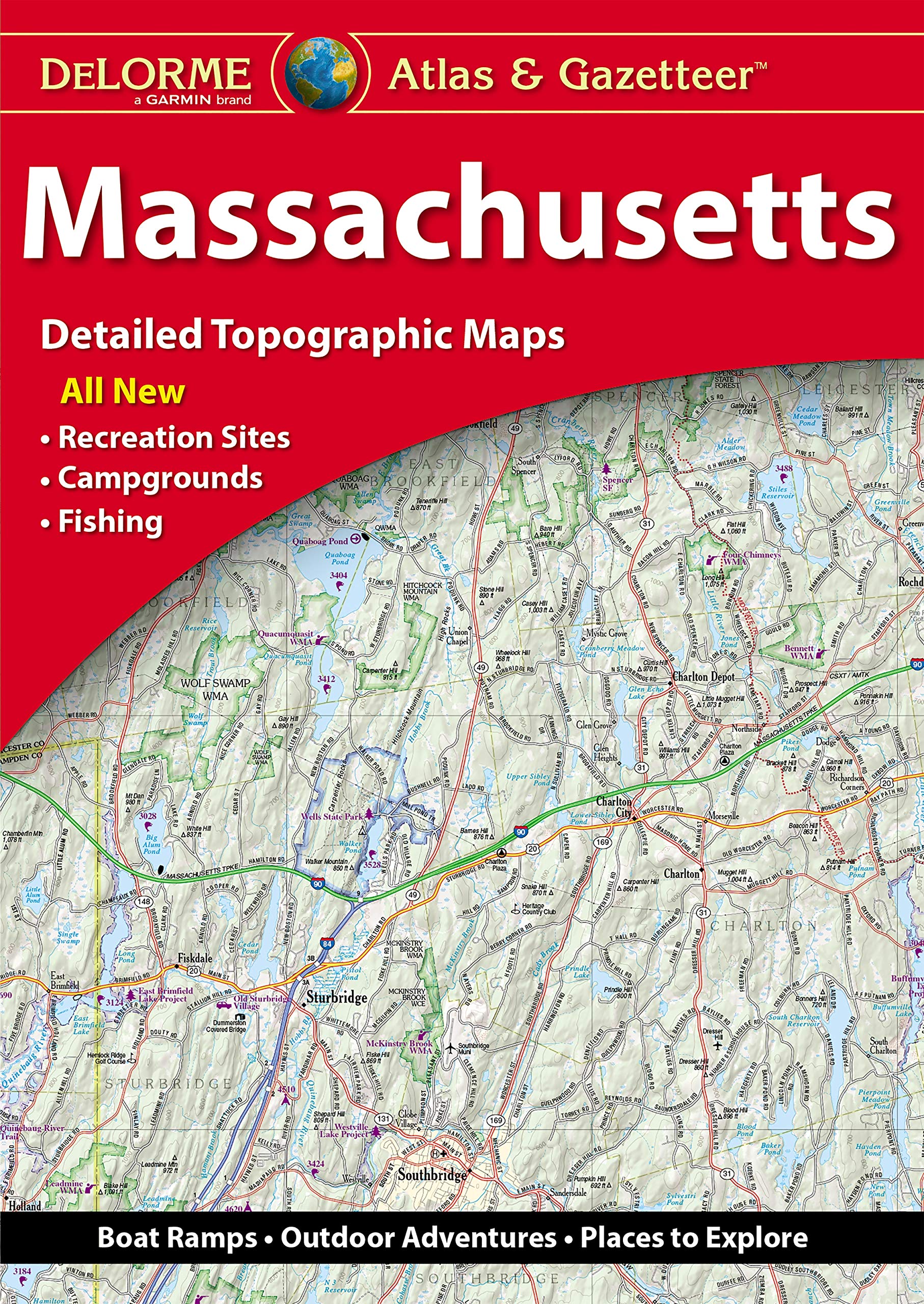 Delorme Massachusetts Atlas & Gazetteer 5e,New