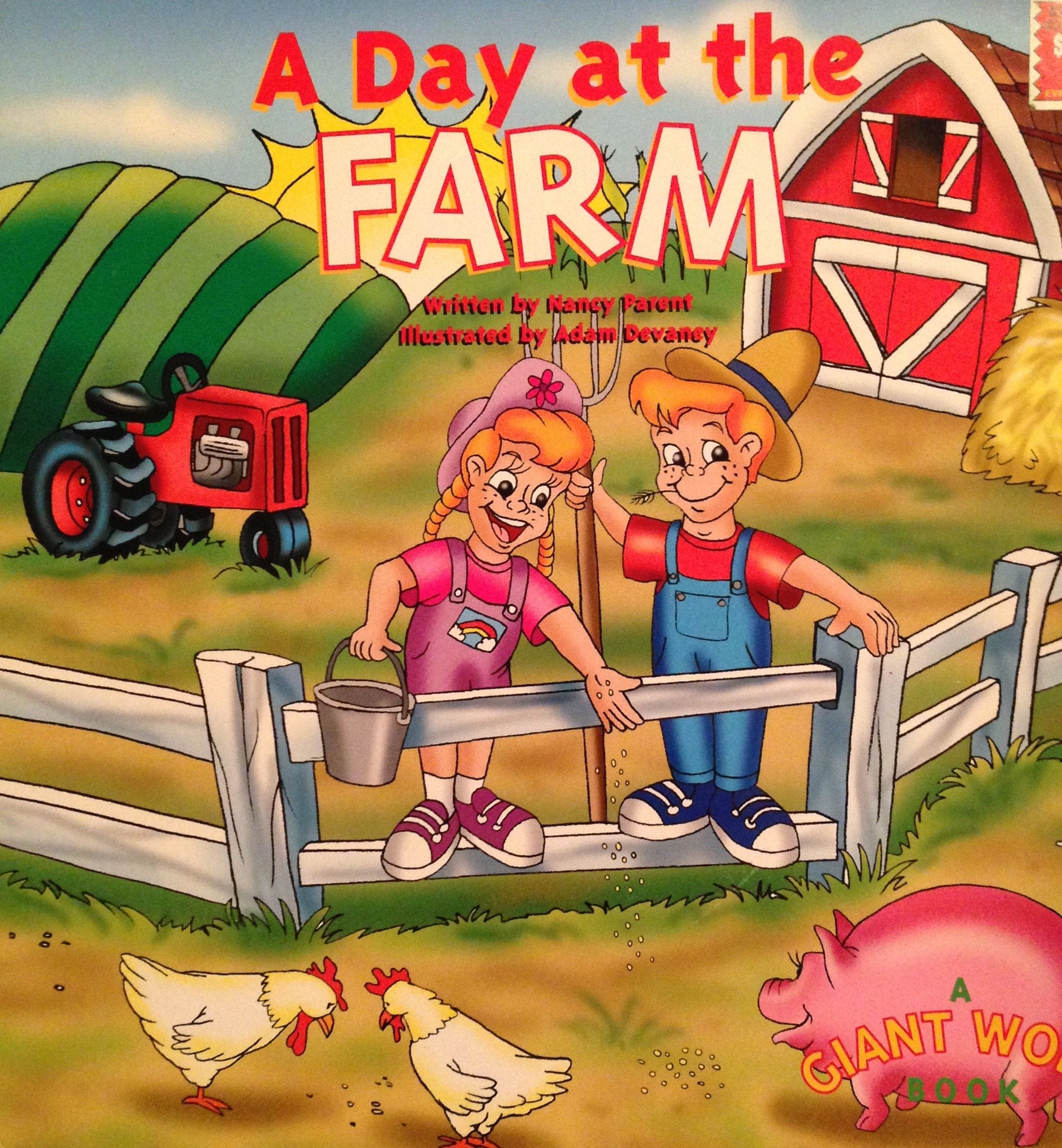 A Day At The Farm (Giant Word Book),Used