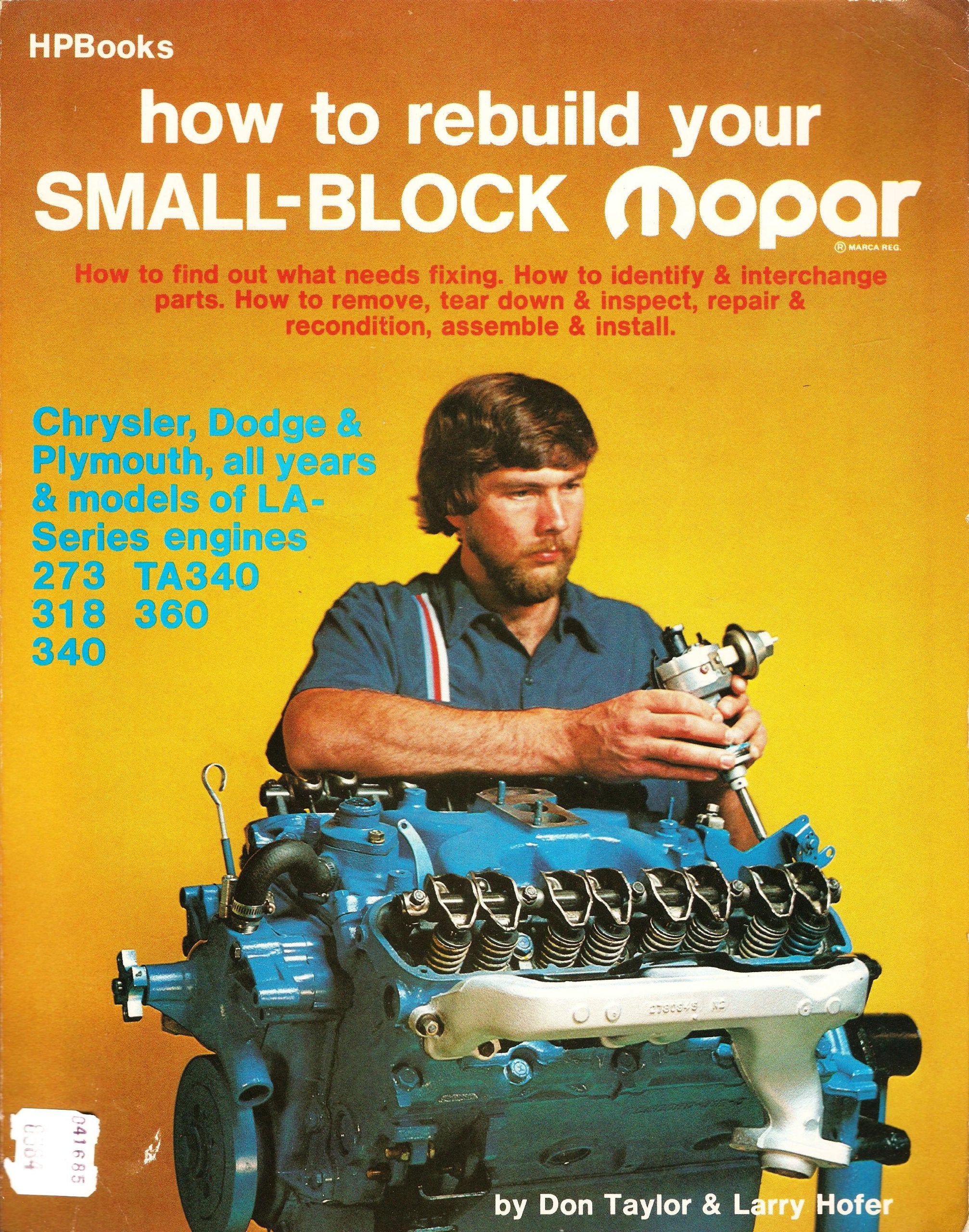 How to Rebuild SmallBlock Mopar Engines,Used