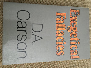 Exegetical Fallacies,Used