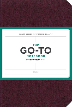 Goto Notebook With Mohawk Paper, Mulberry Wine Blank: (Blank Journal To Inspire Creativity And Productivity, Writing, Or Drawin