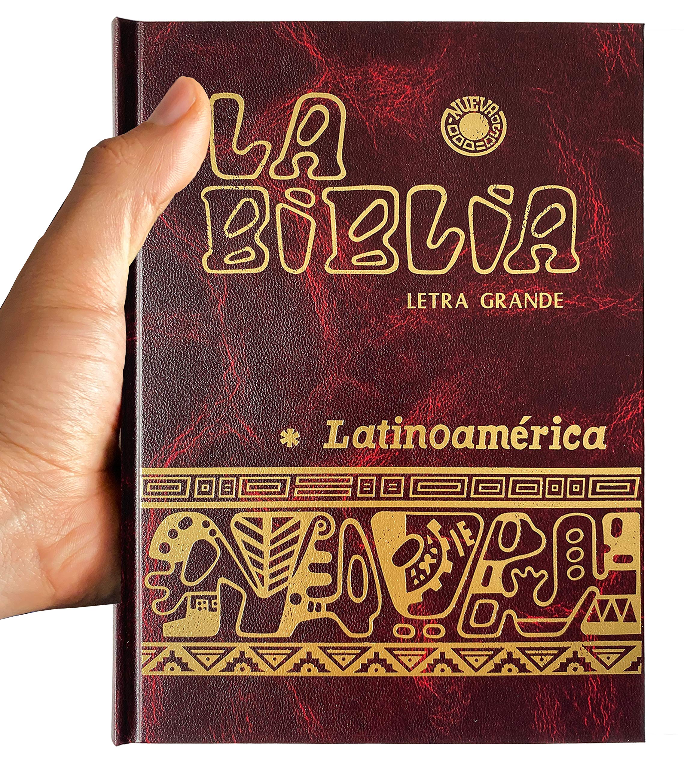La Biblia Latinoamericana Letra Grande Cartone con Uneros Spanish Edition Assorted Colors,Used