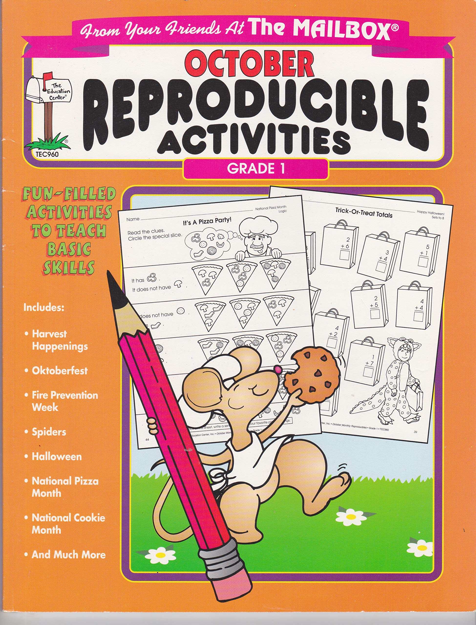 October: Reproducible Activities (From Your Friends At The Mailbox, Grade 1),Used