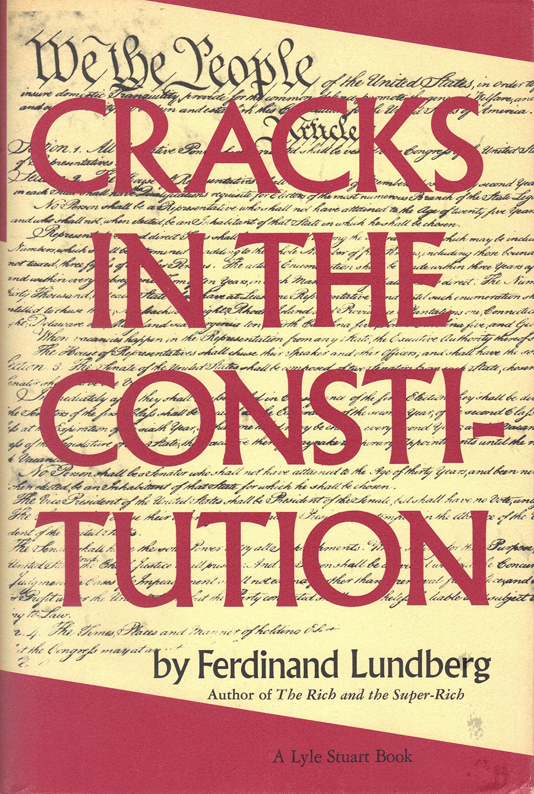 Cracks in the Constitution,New