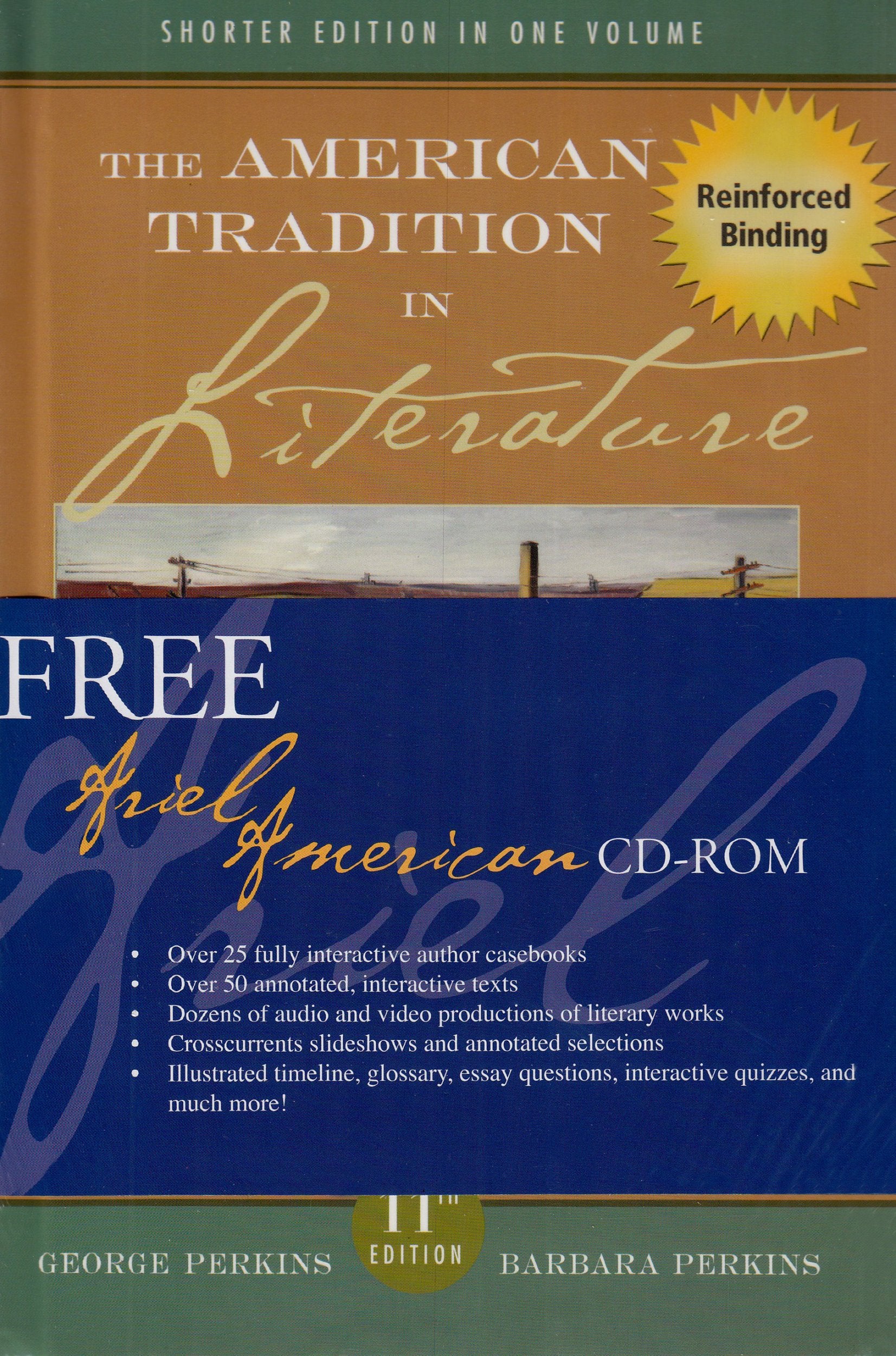 The American Tradition in Literature (Concise) MP w American Ariel CD (NASTA Hardcover Reinforced High School Binding) by George,Used