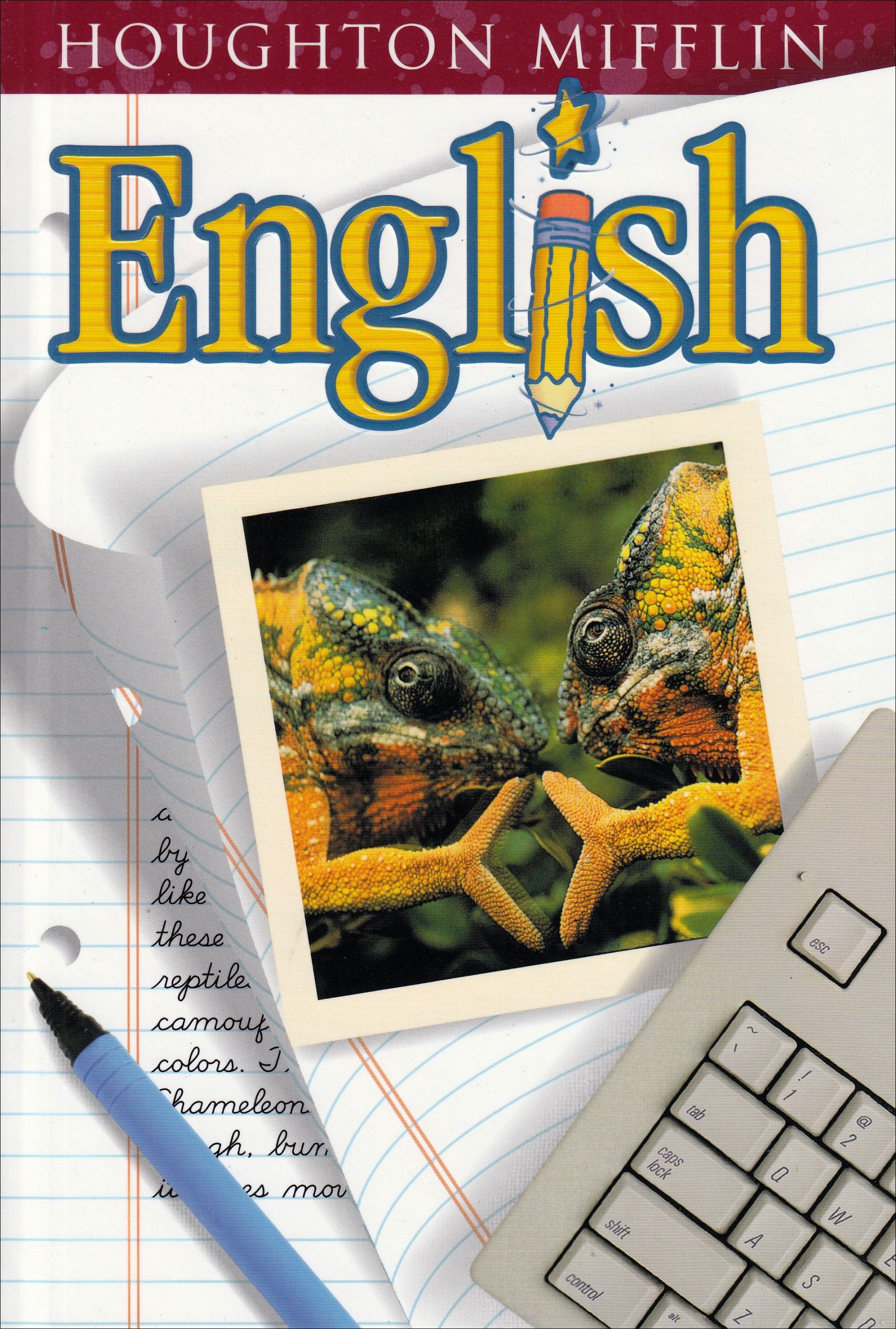 Houghton Mifflin English: Student Edition Hardcover Level 7 2001,New
