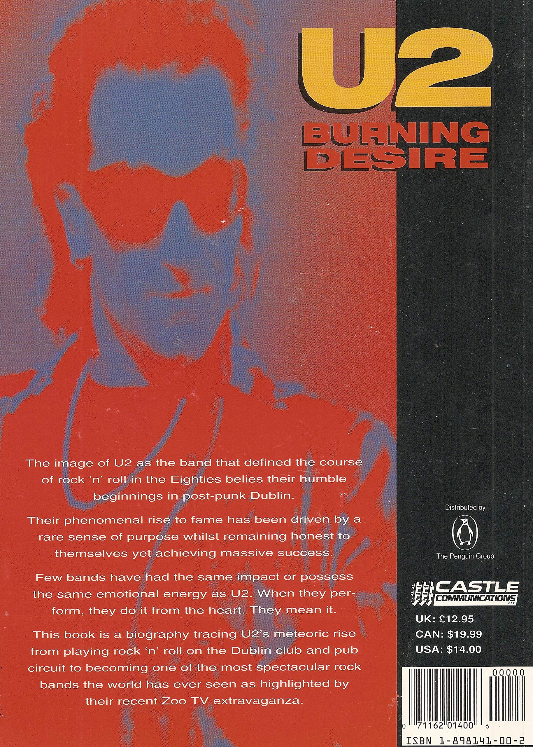 U2: Burning Desire : The Complete Story,Used