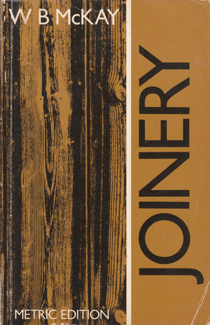 Joinery (Building Craft Series)-used