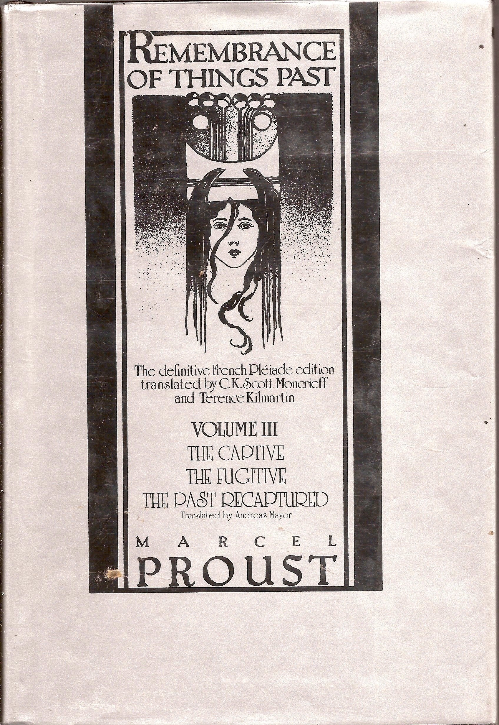 Remembrance Of Things Past, Vol. 3: The Captive, The Fugitive, The Past Recaptured-used
