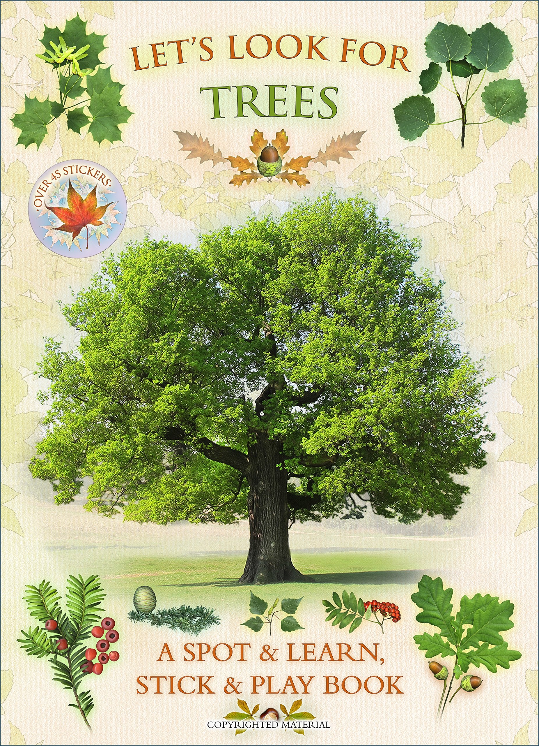 Let's Look for Trees: A Spot & Learn, Stick & Play Book,Used