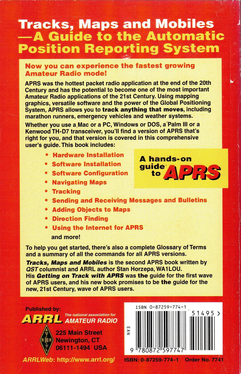 Aprs: Tracks, Maps, And Mobiles : A Guide To The Automatic Position Reporting System,Used